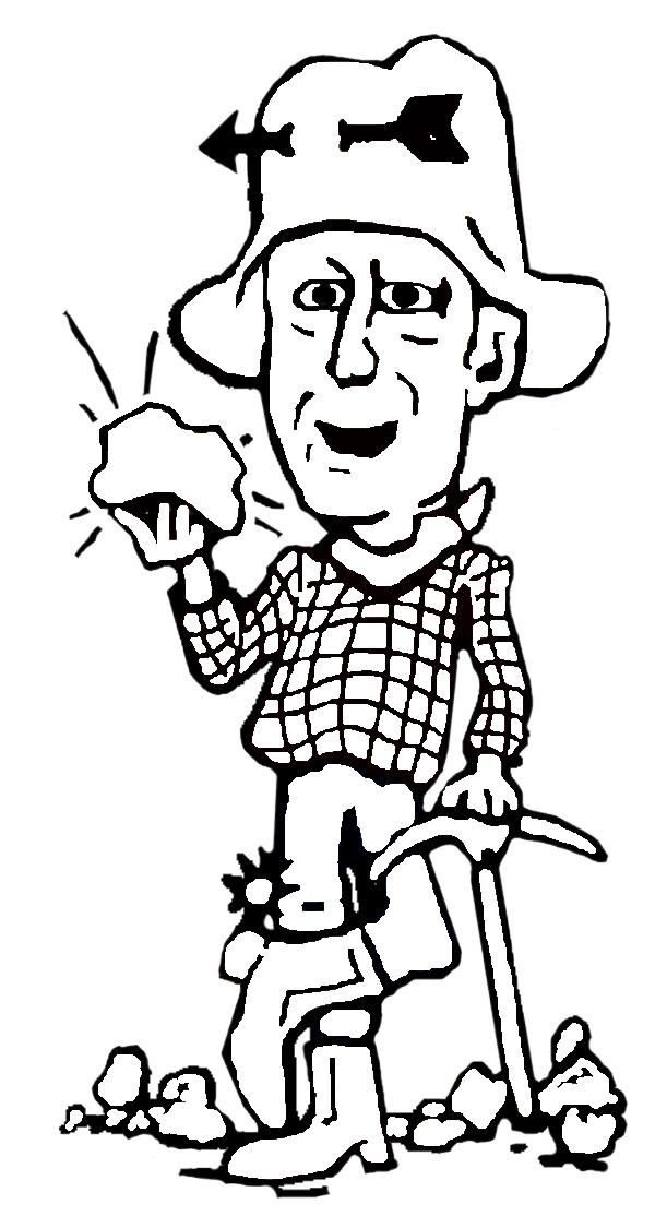 Miner Joe Coloring Image